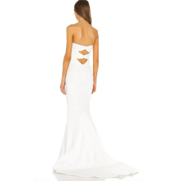 Katie May x Noel Jean Divinity Gown Ivory White Size M - Picture 4 of 11